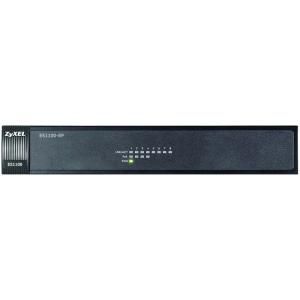 ES1100-8P Zyxel Ethernet Switch 8-Ports 4 x POE 4 x RJ-45 10/100Base-TX PoE Ports (Refurbished)