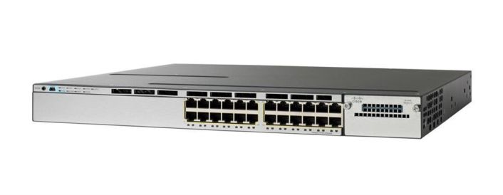 WS-C3750X-24P-LN Cisco Catalyst 3750x 24-Ports 10/100/1000Base-T RJ-45 PoE+ USB Manageable Layer3 Rack-mountable 1U Ethernet Switch (Refurbished)