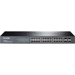 TL-SG2424 Tp-Link 24-Ports Gigabit Smart Switch with 4 Combo SFP Slots 20-Ports Manageable 24 x RJ-45 4 x Expansion Slots 10/100/1000Base-T Desktop, Rack-mountable (Refurbished)