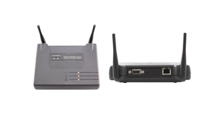 AIR-AP352E2C Cisco 802.11b 350 Series Wireless Access Point with Line Power Captured Diversity Antennas (Refurbished)