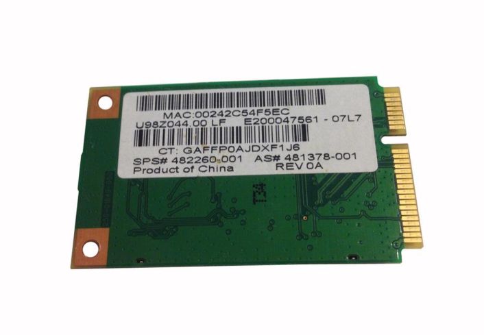 481378-001 HP Wireless LAN 802.11a/g/n Mini PCI Adapter Card