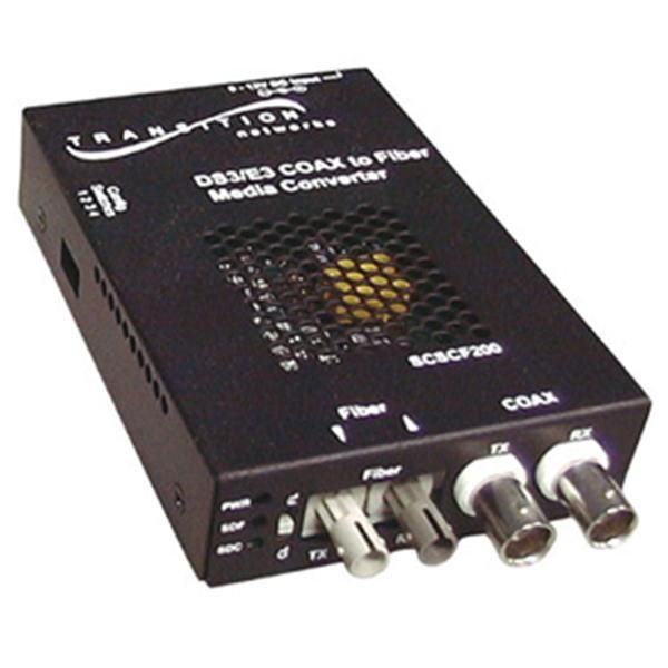 SCSCF3011-100 Transition DS3-T3/E3 1300nm Single-mode Copper to Fiber Media Converter