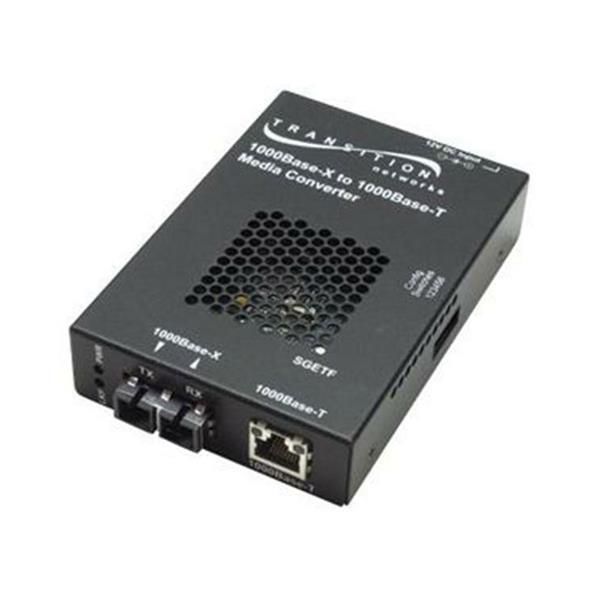 SISTG1013-111-LRT Transition 10/100/1000Base-T (RJ-45) to 1000Base-SX 850 NM Multi-Mode (SC) for Stand-Alone Media Converter