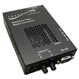 SRS2F3114-100 Transition DB-9 to 1310 NM Single-Mode (SC) 20 Kilometers/12.4 Miles for RS232 with Remote Management Stand-Alone Media Converter