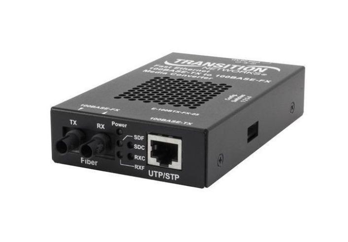 E-100BTX-FX-05LH Transition 100Base-TX (RJ-45) to 100Base-FX 1310 NM Single-Mode (SC) 40 Kilometers/24.9 Miles for Stand-alone Fast Ethernet Media Converter