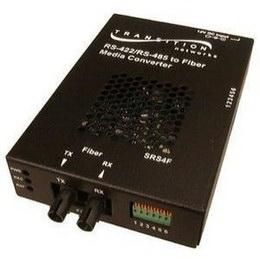 SRS4F3215-100 Transition Networks RS422/485 Copper to Fiber Media Converter 1 x DB-9 1 x SC Rack-mountable