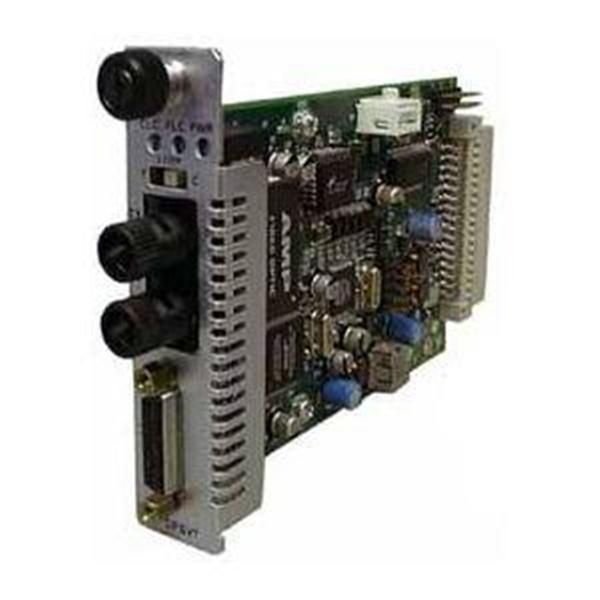 CPSVT2629-100 Transition 26-Pin to 1310 NM TX / 1550 NM RX Single-Fiber Single-Mode (SC) 20 Kilometers/12.4 Miles for High Speed Serial Point System Slide-In-Module Media Converter