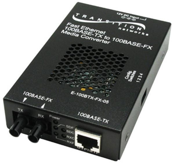 E-100BTX-FX-05102 Transition 100Base-TX (RJ-45) to 100Base-FX 1310 NM TX / 1550 NM RX Single-Fiber Single-Mode (SC) 40 Kilometers/24.9 Miles for Fast Ethernet Stand-Alone Media Converter