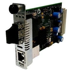 CMEFG1015-110 Transition 10/100/1000Base-T (RJ-45) to 1000Base-LX 1310 NM Single-Mode (SC) 30 Kilometers/18.6 Miles with Optical DMI for Ethernet Remotely Managed Point System Slide-In-Module Media Converter