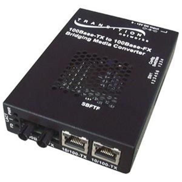 SBFTF1013-110 Transition 2 Port 10/100Base-TX To 100Base-FX MMF 1300 NM SC Duplex 2 Kilometers Stand-Alone for Fast Ethernet Media Converter