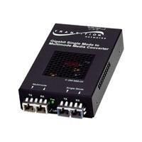 SFMFF1313-220 Transition 1000Base-SX 850 NM Multi-Mode SC to 1000Base-SX 850 NM Multi-Mode SC for Gigabit Ethernet Stand-Alone Media Converters