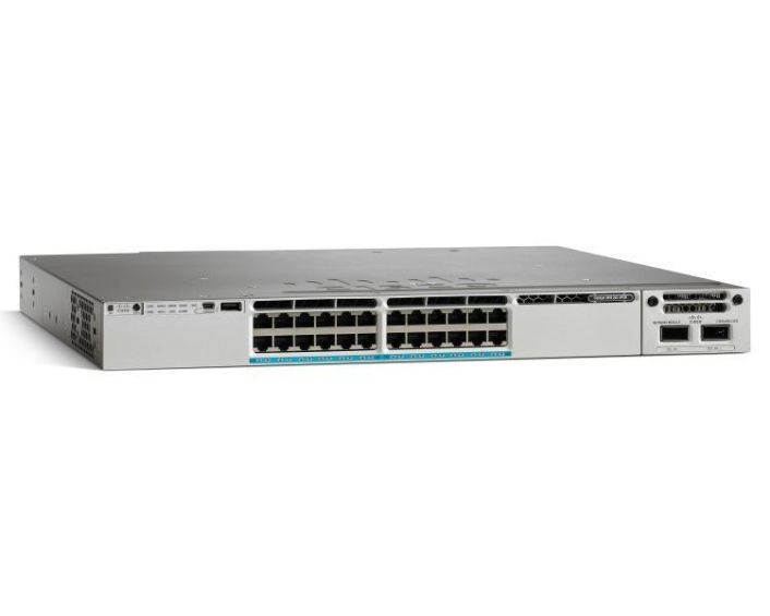 WS-C3850-24XUW-S Cisco Catalyst WS-C3850-24XU 24-Ports UPoE 10GBase-T Manageable Layer3 Rack-mountable 1U Switch (Refurbished)