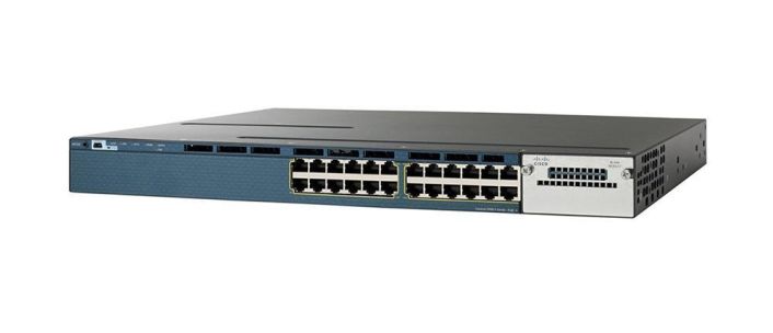 WS-C3560X-24U-S-RF Cisco Catalyst WS-C3560X-24U-S 24-Ports 10/100/1000Base-T RJ-45 UPoE USB Manageable Layer3 Rack-mountable 1U Stackable Switch with 4x Expansion Slots (Refurbished)
