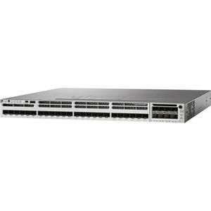 WS-C3850-32XS-E-RF Cisco Catalyst 3850 Series 32-Ports SFP+ 10GBase-X Manageable Layer3 Rack-mountable 1U Stackable Switch (Refurbished)