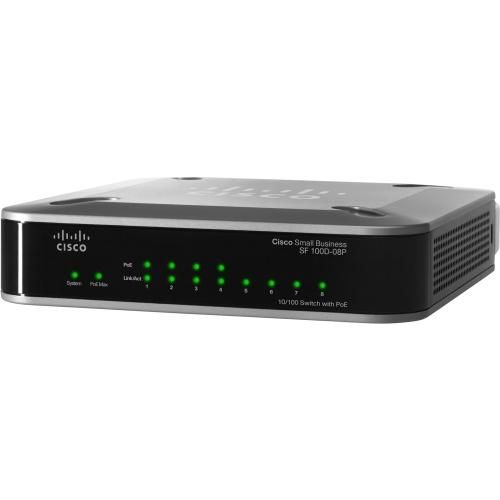SF100D-08P-AU Cisco SF100D-08P Unmanaged Ethernet Switch (Refurbished)