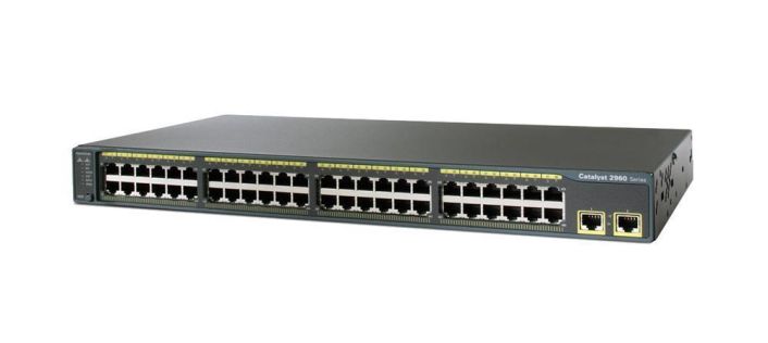 WS-C2960-48TT-L-V04 Cisco Catalyst 2960 Series Switch 48-Ports 10/100Base-T Managed Rack Mountable Ethernet Switch with 2x 10/100/1000 (Refurbished)