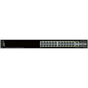SG500-28P-K9-G5 Cisco SG500-28P Ethernet Switch - 28 Ports - Manageable - Gigabit Ethernet, Fast Ethernet - 10/100/1000Base-T - 2 Layer Supported - 4 SFP Slots - Power Supply - Twisted Pair - PoE Ports - 1U High -  (Refurbished)