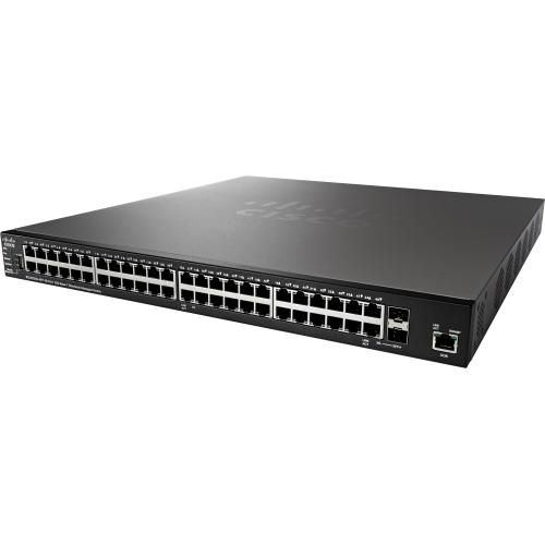 SG350XG-48T-K9-UK Cisco Series 48-Ports SFP 10/100/1000Base-T PoE+ Manageable Layer 3 Rack-mountable Gigabit Ethernet Switch (Refurbished)