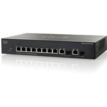 SF302-08MPP-K9-UK Cisco SF302-08MPP 8-Ports 10/100 Max PoE+ Managed Switch (Refurbished)