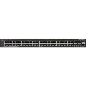 SG300-52P-K9-UK Cisco SG300-52P Layer 3 Switch - 52 Ports - Manageable - Gigabit Ethernet - 10/100/1000Base-T - 3 Layer Supported - 2 SFP Slots - Power Supply - Twisted Pair - PoE Ports -  (Refurbished)