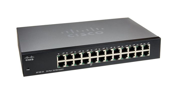 SF100-24-EU Cisco 100 Series 10/100Mbps RJ45 24-Ports Ethernet Switch (Refurbished)