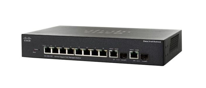 SRW2008P-K9-NA-01 Cisco Small Business 300 Series Managed Switch Sg300-10p Switc (Refurbished)