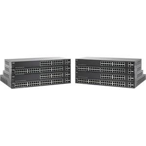 SF220-48-K9-UK Cisco SF220-48 48-Port 10/100 Smart Plus Switch - 48 Ports - Manageable - 10/100Base-TX, 10/100/1000Base-T, 1000Base-X - 2 Layer Supported - 2 SFP Slots - Desktop,  (Refurbished)