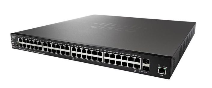 SG350XG-48TK9NA-RF Cisco SG350XG-48T 48-Port 10GBase-T Stackable Managed Switch - 48 Ports - Manageable - 10 Gigabit Ethernet - 10GBase-T - Refurbished - 3 Layer Supported - Modular - Power Supply - Twisted Pair - 1U  (Refurbished)