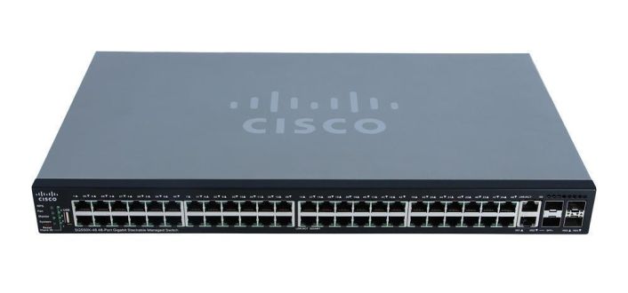 SG550X-48MP-K9 Cisco 48-port Layer 3 Gigabit Poe Stackable Managed Switch (Refurbished)