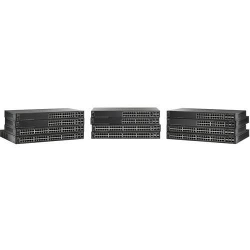 SG500-28MPPK9NA-RF Cisco SG500-28MPP 28-Ports 10/100/1000Base-T RJ-45 PoE+ Manageable Layer3 Desktop Stackable Switch with 2x Shared SFP Slots (Refurbished)