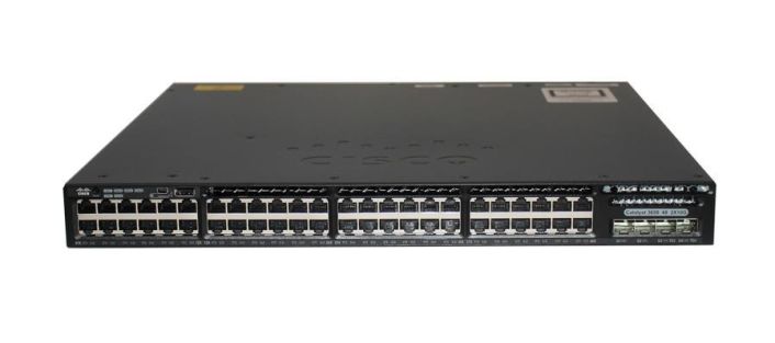 WS-C3650-48TD-L Cisco Catalyst 3650-48TD 48-Ports 10/100/1000Base-T RJ-45 Manageable Layer4 Rack-mountable 1U Stackable Switch with 2x SFP+ Ports (Refurbished)
