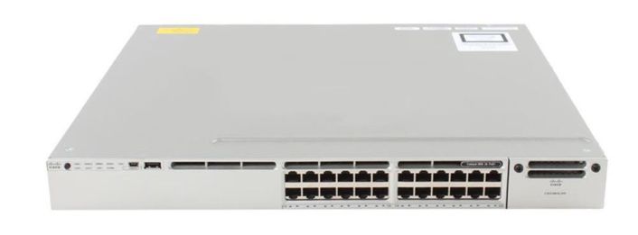 WS-C3850-24U-S Cisco Catalyst 3850 24-Ports 10/100/1000Base-T RJ-45 UPoE Managebale Layer3 Rack-mountable 1U Stackable Modular Switch (Refurbished)