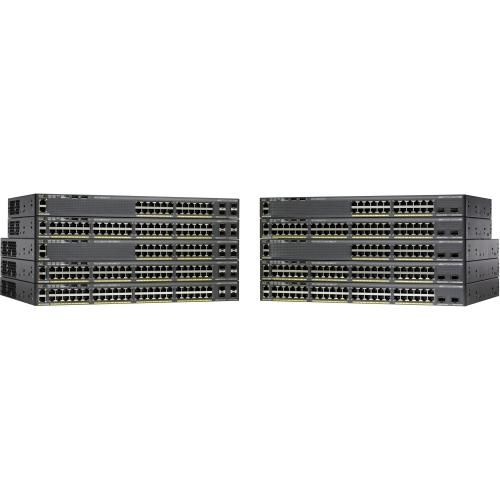 C1-C2960X-48LPS-L Cisco Catalyst 2960-X 48-Ports RJ-45 10/100/1000 PoE (Optional 12-Ports POE+) Managed Stackable Layer 2 Switch with 4x SFP Ports (Refurbished)