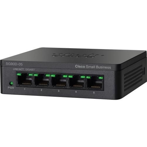 SG90D-05-SG Cisco SG90D-05 5-Ports Gigabit Desktop Switch (Refurbished)