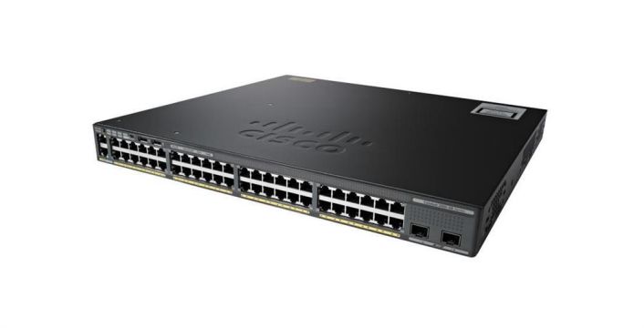 WS-C2960X-48FPD-L-DB Cisco Catalyst 2960x Series 48-Ports 10/100/1000 Ethernet Port Lan Switch with 2x SFP+ Uplink Ports (Refurbished)