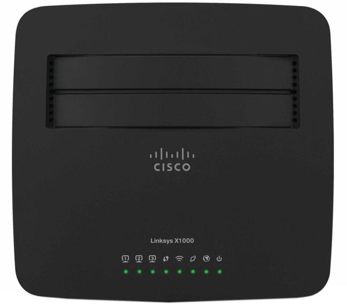 X1000-EW Linksys N300 Wireless Router with ADSL 2+ Modem (Refurbished)