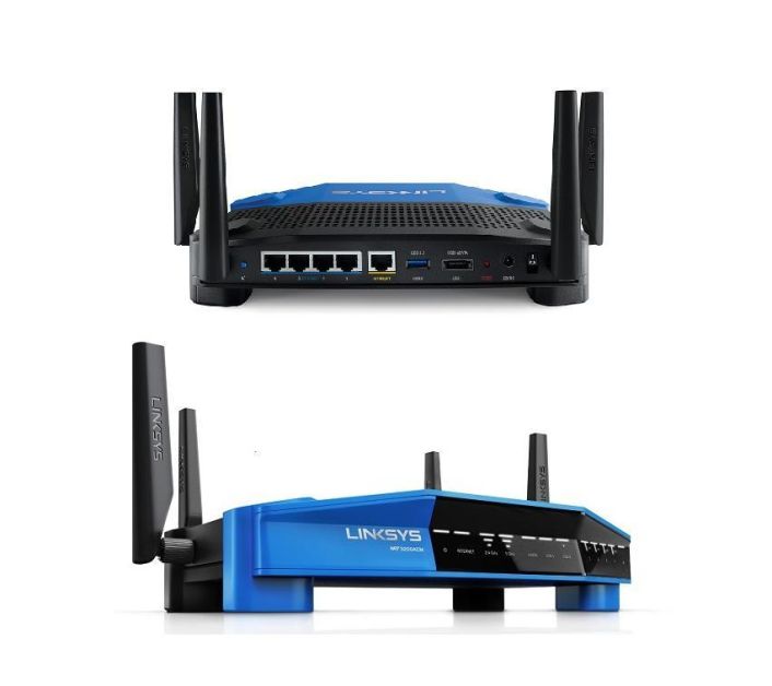 WRT3200ACM Linksys Wireless Router 4-Ports Switch Gige 802.11a/b/g/n/ac Dual Band (NEW) (Refurbished)