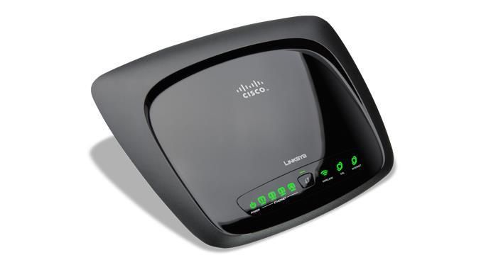 WAG120N Linksys 802.11b/G/N Wireless-N Home ADSL2+ 4-Port Modem Router (Refurbished)