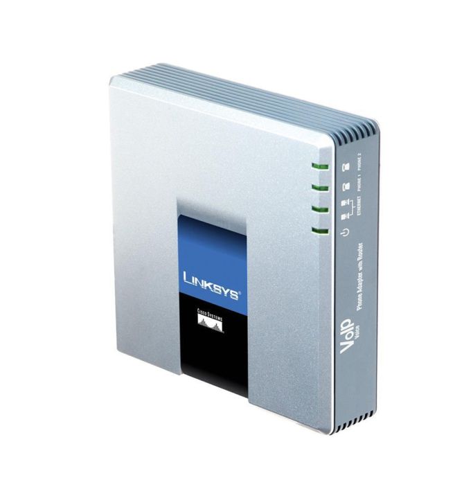 SPA2102EU Linksys Voip Router 1 Wan + 1 Lan + 2 Fxs Phone Ports In (Refurbished)