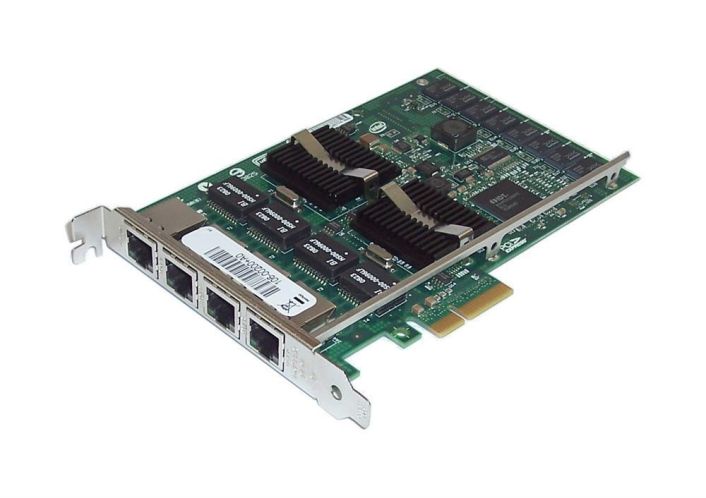 D45774-007 Intel PRO/1000 PT Quad-Ports RJ-45 1Gbps 10Base-T/100Base-TX/1000Base-T Gigabit Ethernet PCI Express x4 Low Profile Server Network Adapter