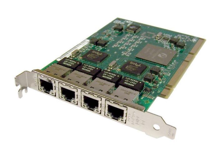 D30273-004 Intel PRO/1000 GT Quad-Ports RJ-45 1Gbps 10Base-T/100Base-TX/1000Base-T Gigabit Ethernet PCI-X Server Network Adapter