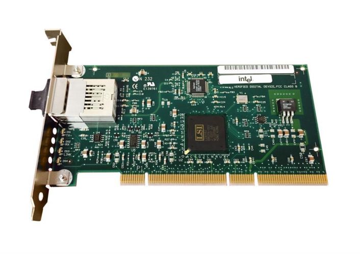 717037-005 Intel PRO/1000 Dual-Ports SC 1Gbps 1000Base-SX Gigabit Ethernet PCI Server Network Adapter