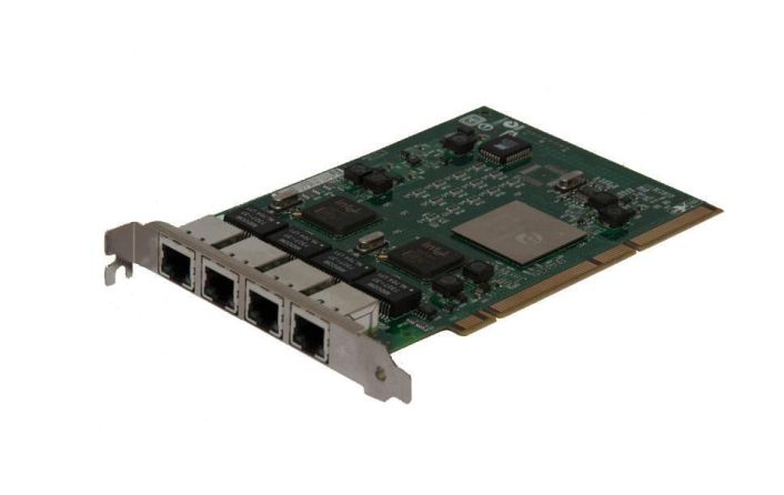D34730-003 Intel Quad-Ports RJ-45 1Gbps 10Base-T/100Base-TX/1000Base-T Gigabit Ethernet PCI-X Server Network Adapter