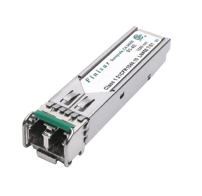 FTRJ1519P1BNL-TL Finisar 2Gbps 1000Base-ZX Single-mode Fiber 80km 1550nm Duplex LC Connector SFP Transceiver Module