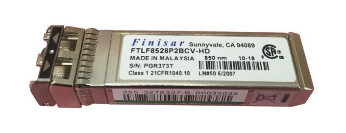 FTLF8528P2BCV-HD Finisar 8.5Gbps 8GBase-SR Multi-mode Fiber 150m 850nm Duplex LC Connector SFP+ Transceiver Module
