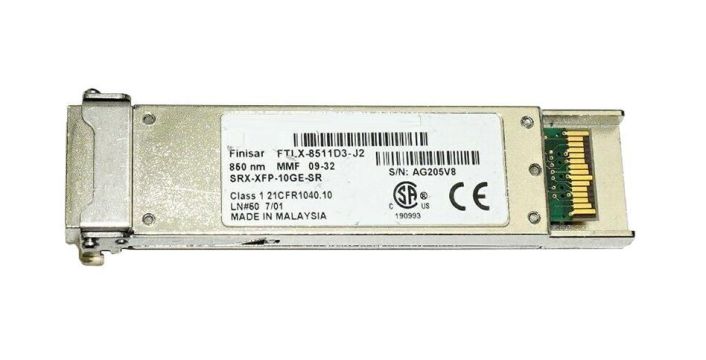 FTLX8511D3-J2 Finisar 10Gbps 10GBase-SR Multi-mode Fiber 300m 850nm Duplex LC Connector XFP Transceiver Module for Intel Pro 10Gbps Adapters