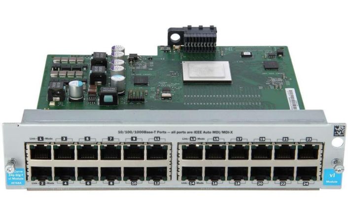 J8768AR HP ProCurve VL 24-Ports 10/100/1000Base-T RJ-45 Gigabit Ethernet Switch Expansion Module (Refurbished)