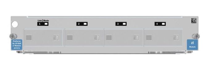 J8707A#ABB HP ProCurve 5400zl 4-Port 10-Gbase-X2 XFP Local Connection Module (LCM) Switch Expansion Module (Refurbished)