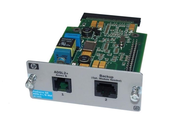 J8759A HP ProCurve Secure Router dl 1-port ADSL2+ Annex B Module 1 x ADSL WAN Expansion Module