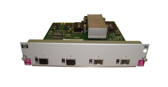 J4878A#ABA HP ProCurve Switch XL 4-Ports mini-GBIC GigaBit Ethernet Expansion Module (Refurbished)